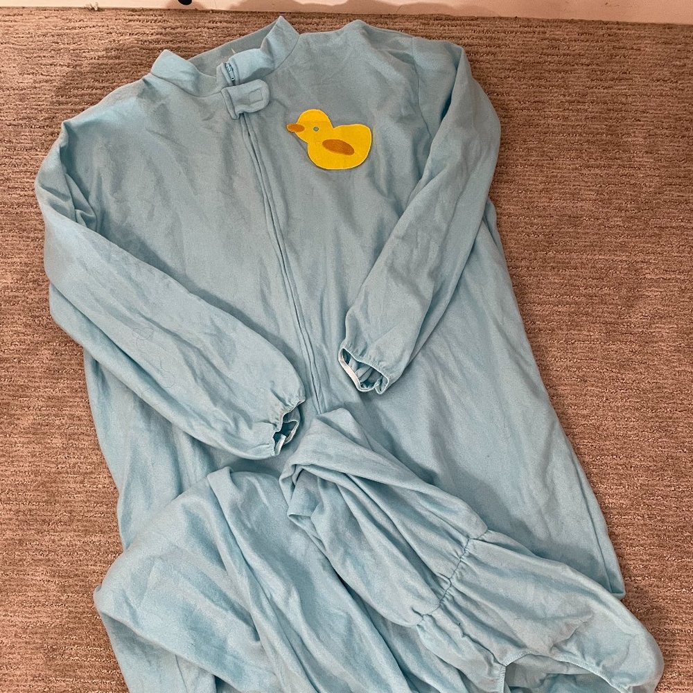 Blue Jammies Adult Baby Onesie Halloween Costume